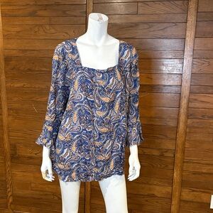 Elegant Paisley Women's Blouse